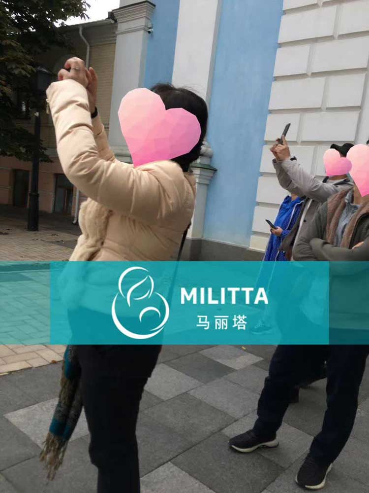 在乌克兰基辅游玩