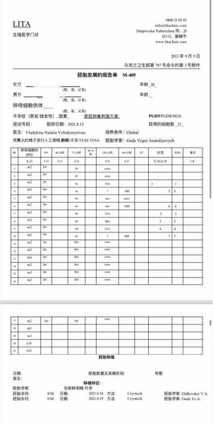 38岁的W女士取有17枚M2级别的卵子，受精养囊成7枚胚胎