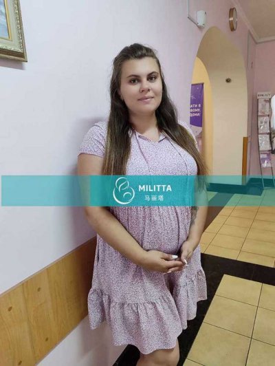 两个家庭在格鲁吉亚silk医院匹配的试管妈妈按时来产检