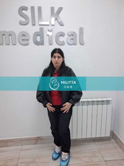 两位格鲁吉亚客户的试管妈妈孕早期在silk医院做